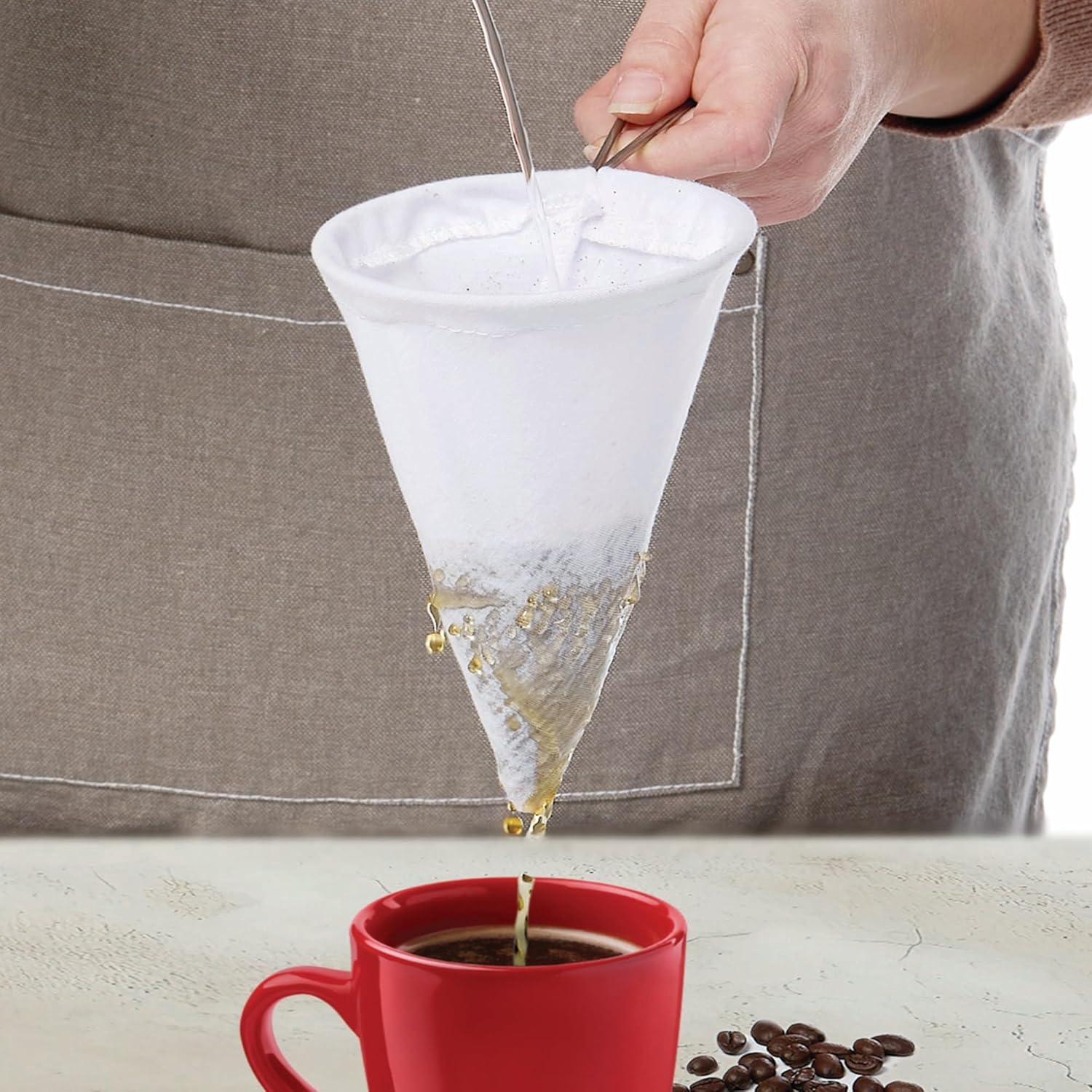 Fino Reusable Cloth Coffee Filter