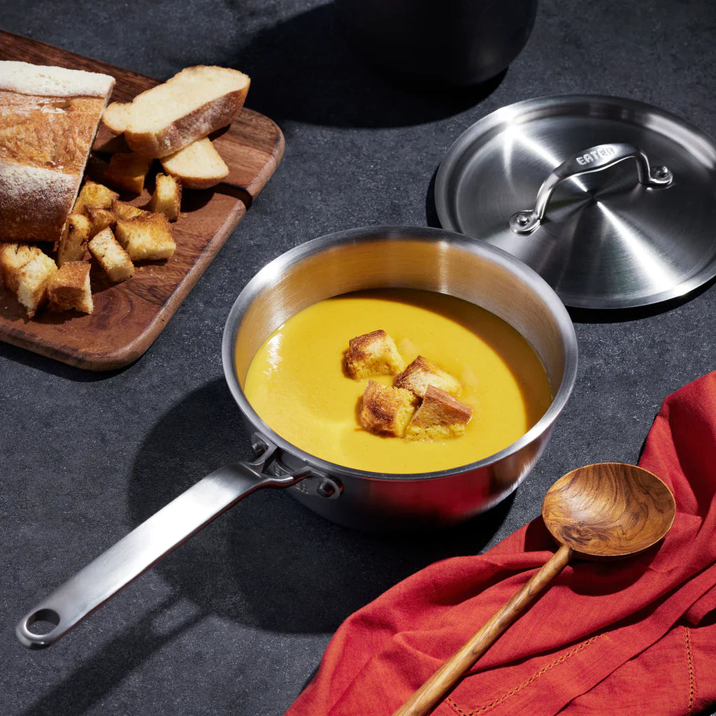 Heritage Steel Eater 2 Quart Saucier with Lid