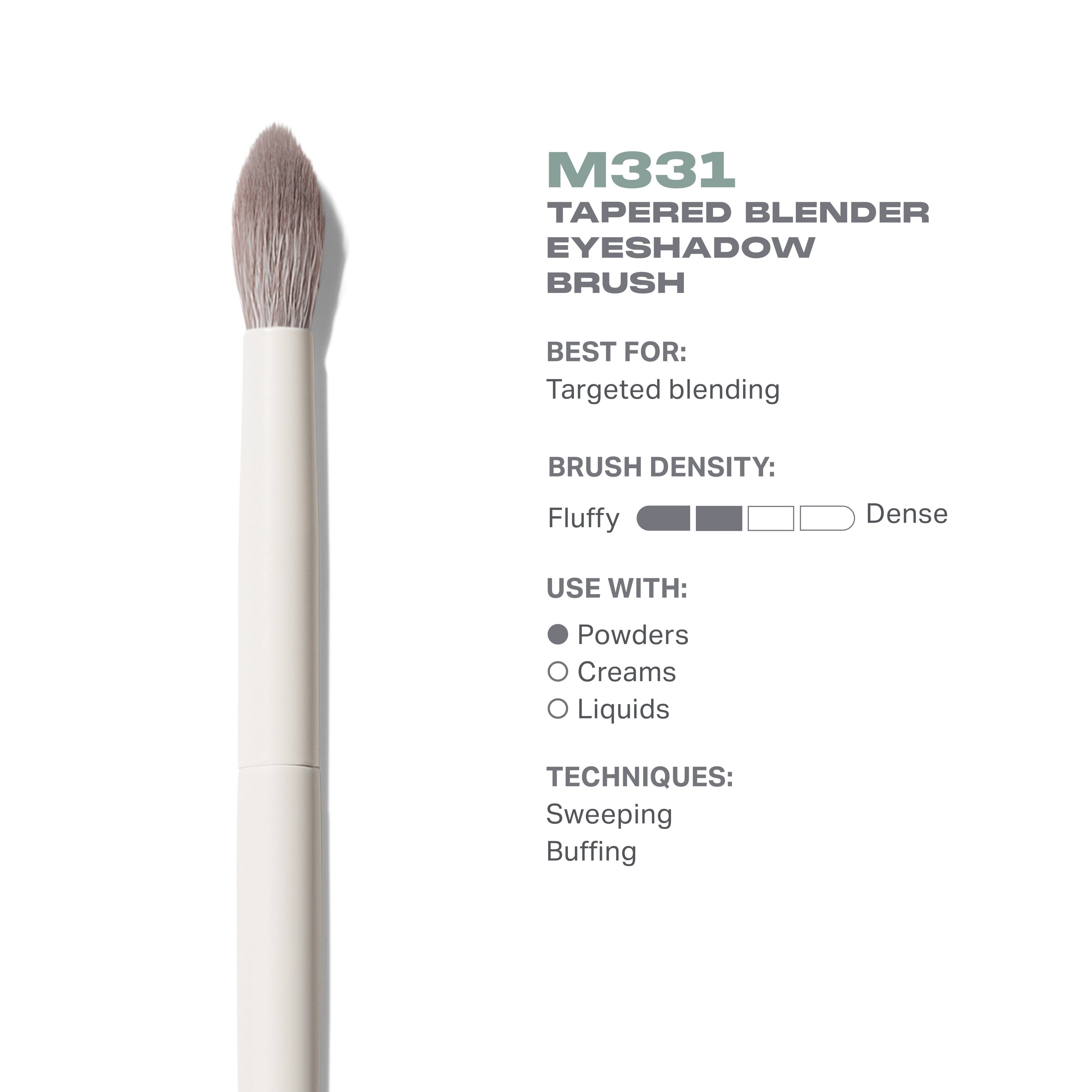 M331 Tapered Blender Eyeshadow Brush