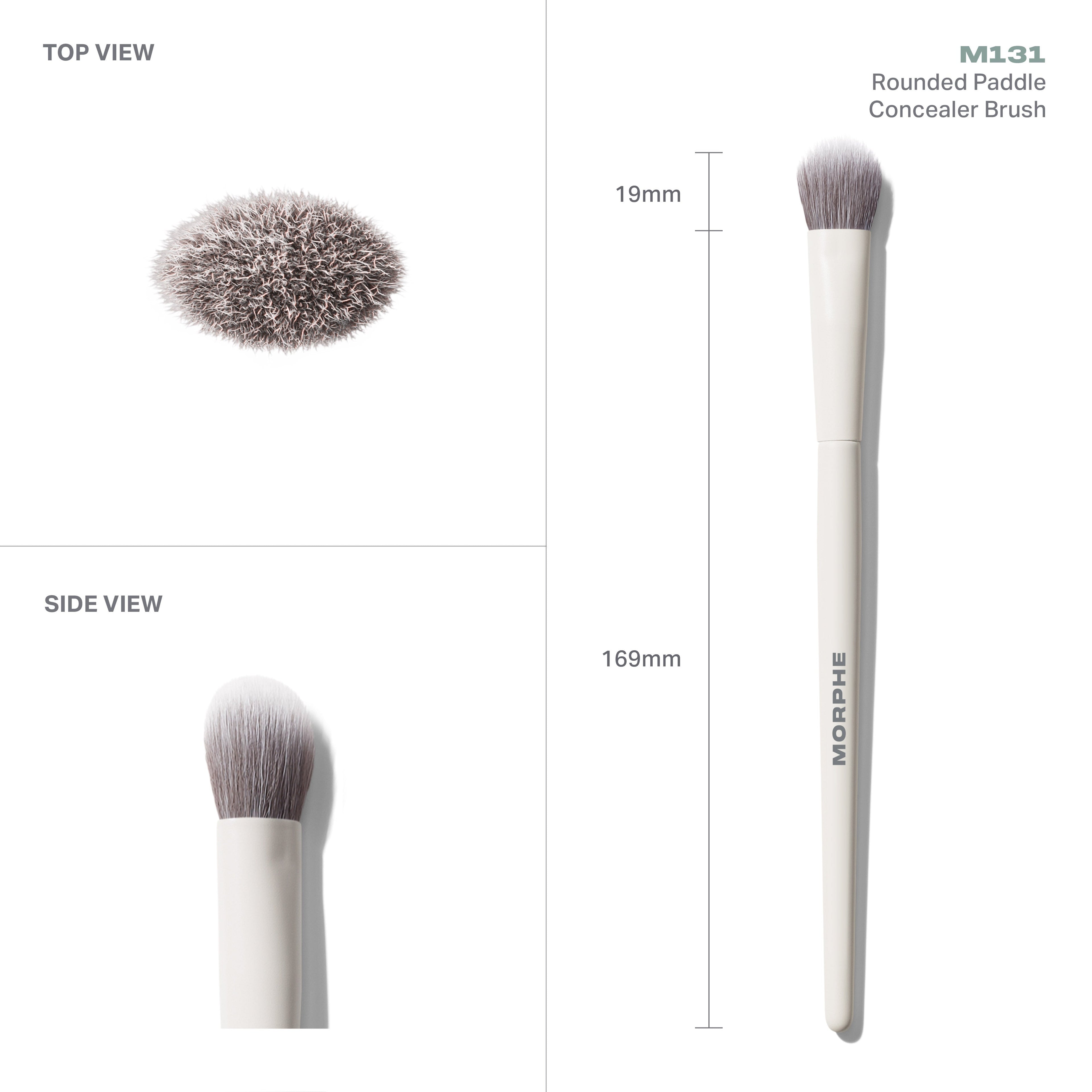 M131 Rounded Paddle Concealer Brush