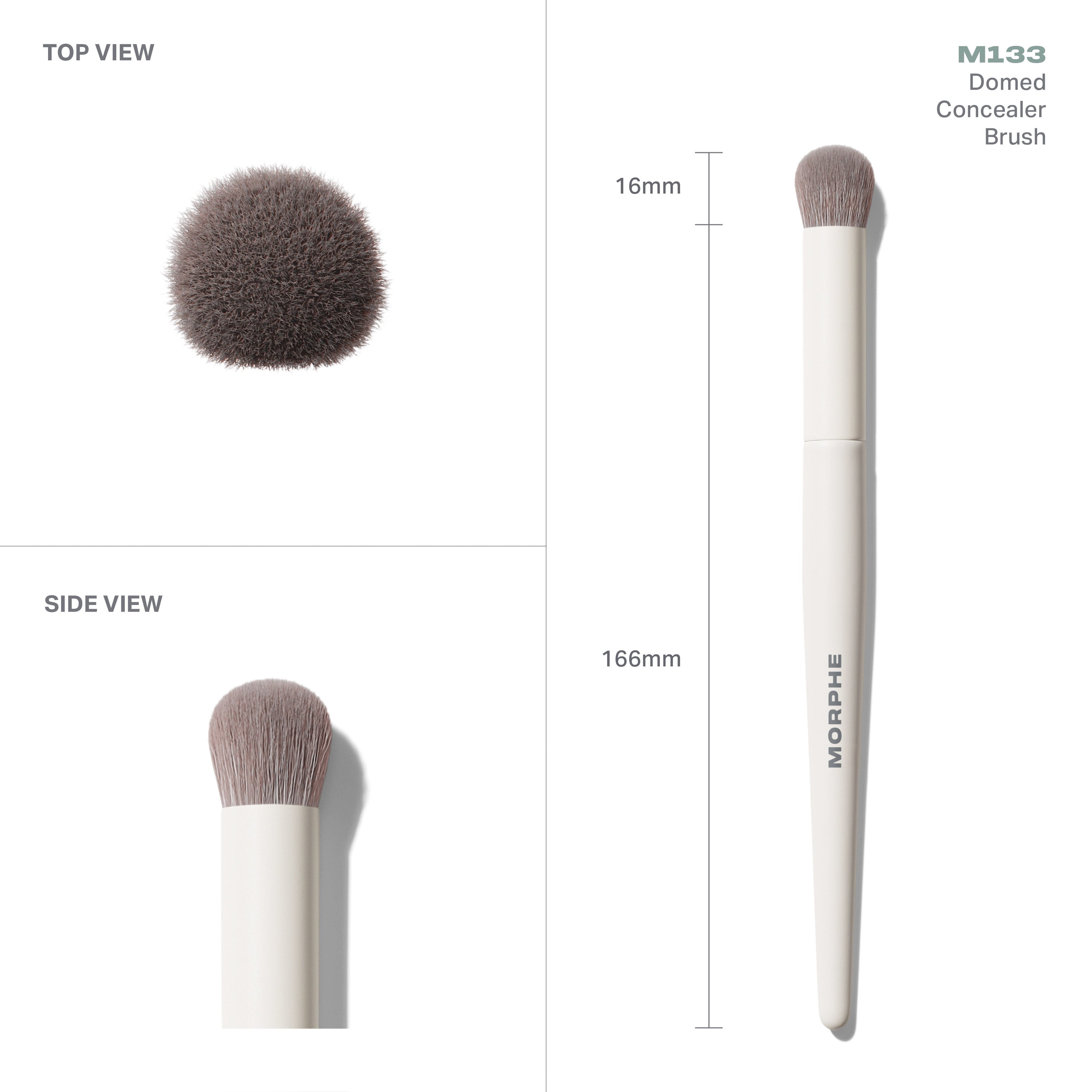 M133 Domed Concealer Brush