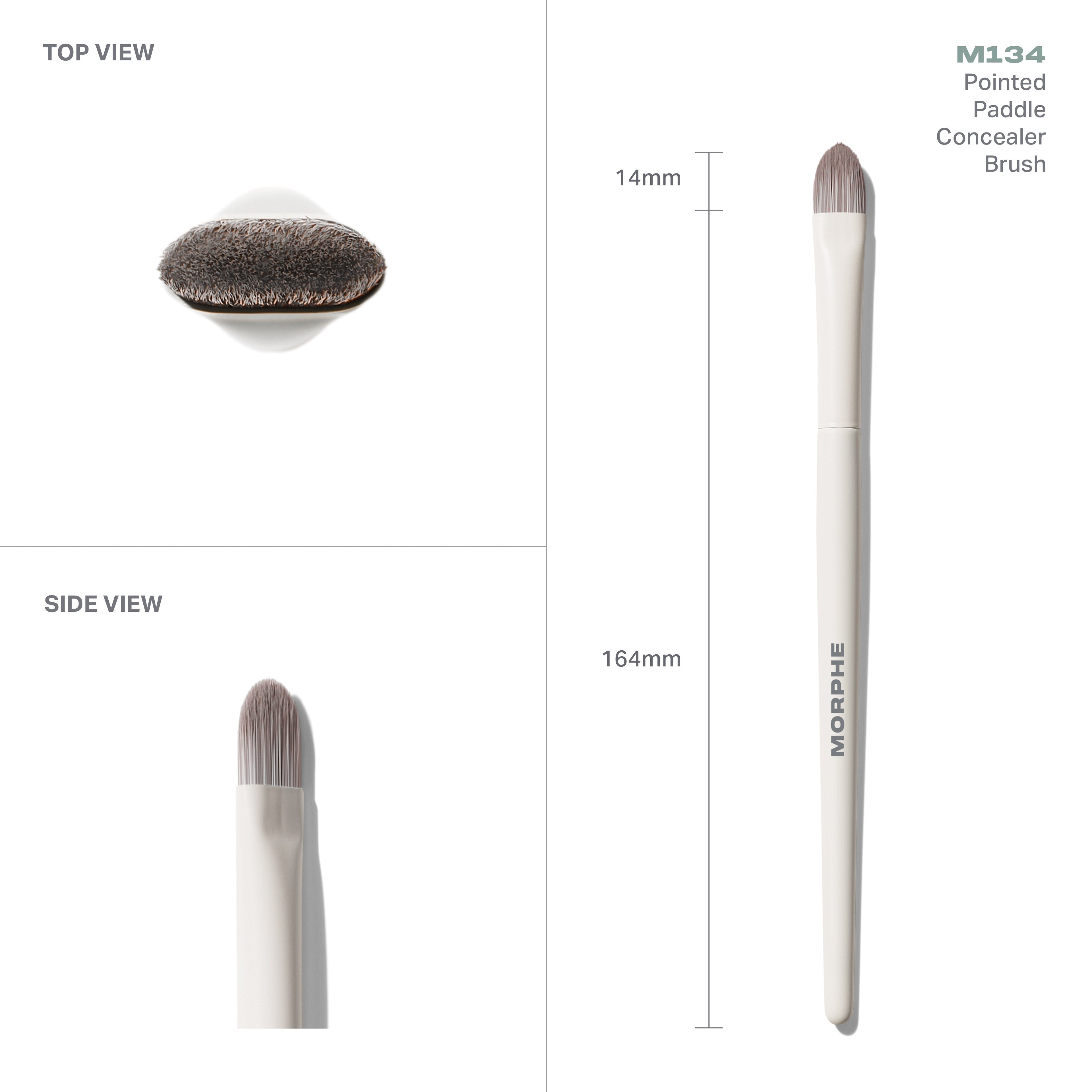 M134 Pointed Paddle Concealer Brush