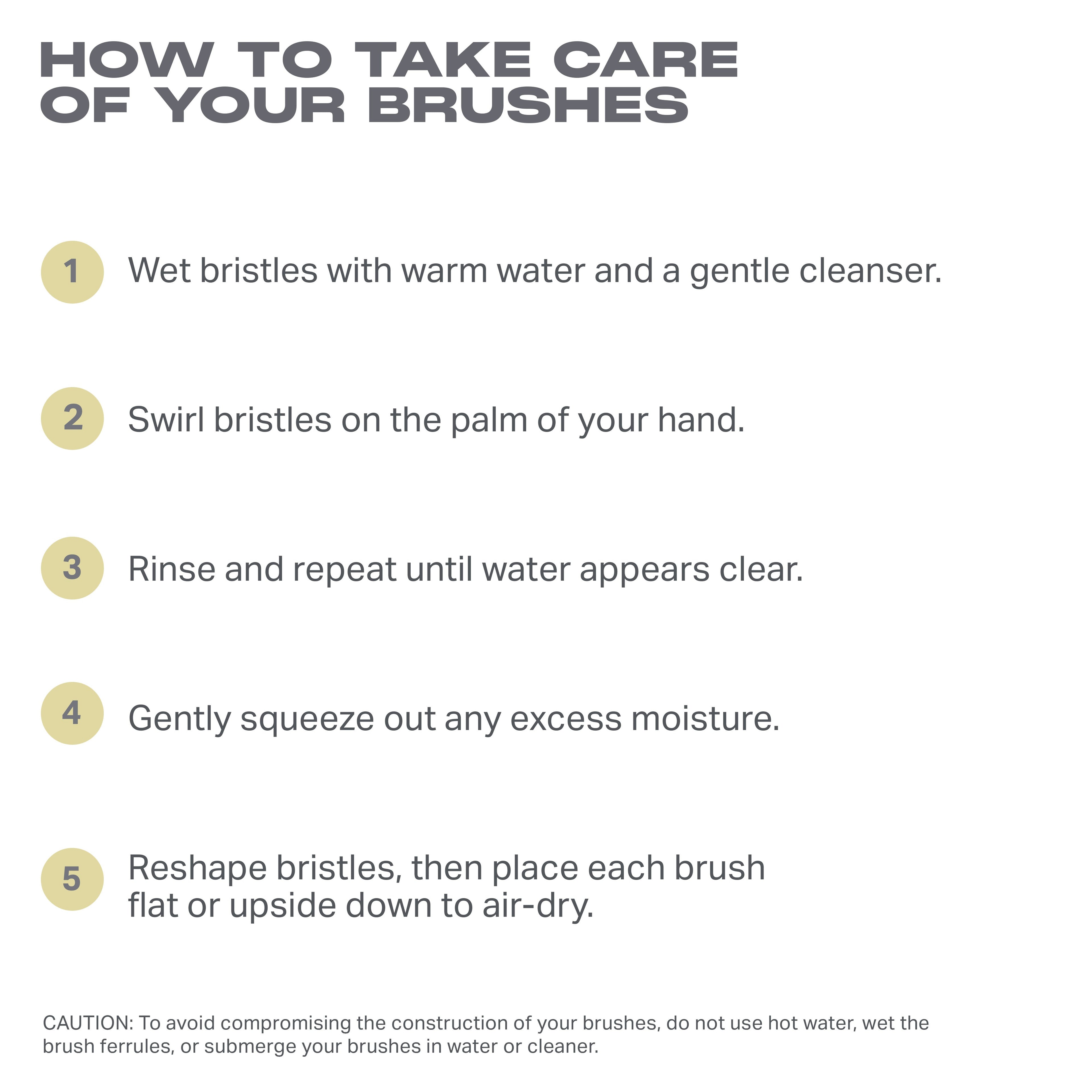 Buttery Blends 6-Piece Travel Brush Set