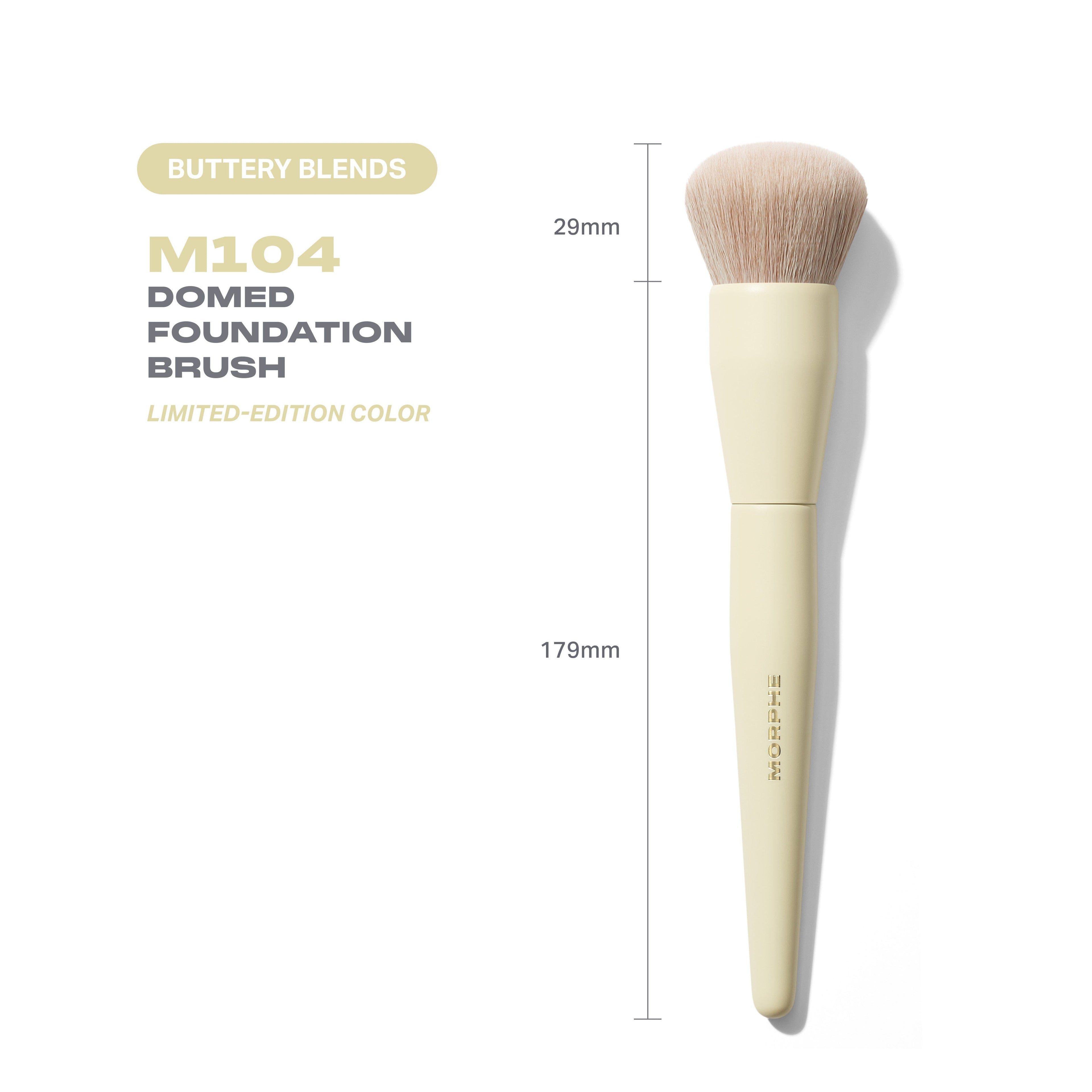 Buttery Blends M104 Domed Foundation Brush