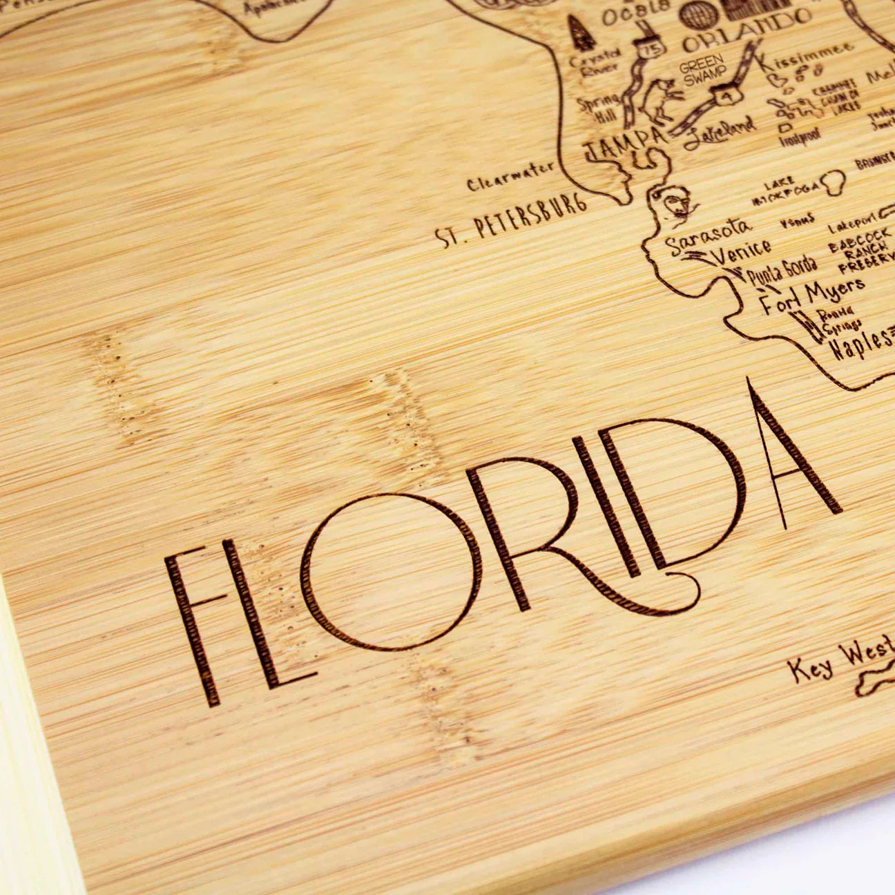 A Slice of Life Florida Cutting Board