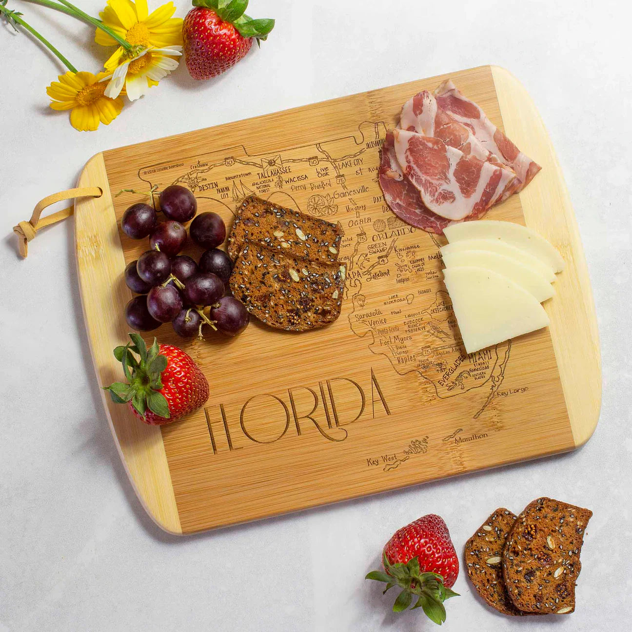 A Slice of Life Florida Cutting Board